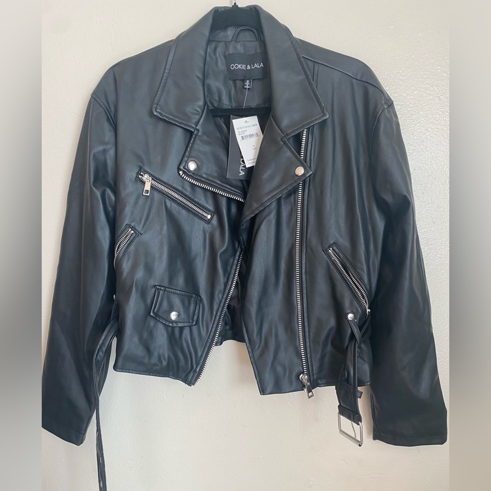 Ookie & Lala Faux Leather Jacket